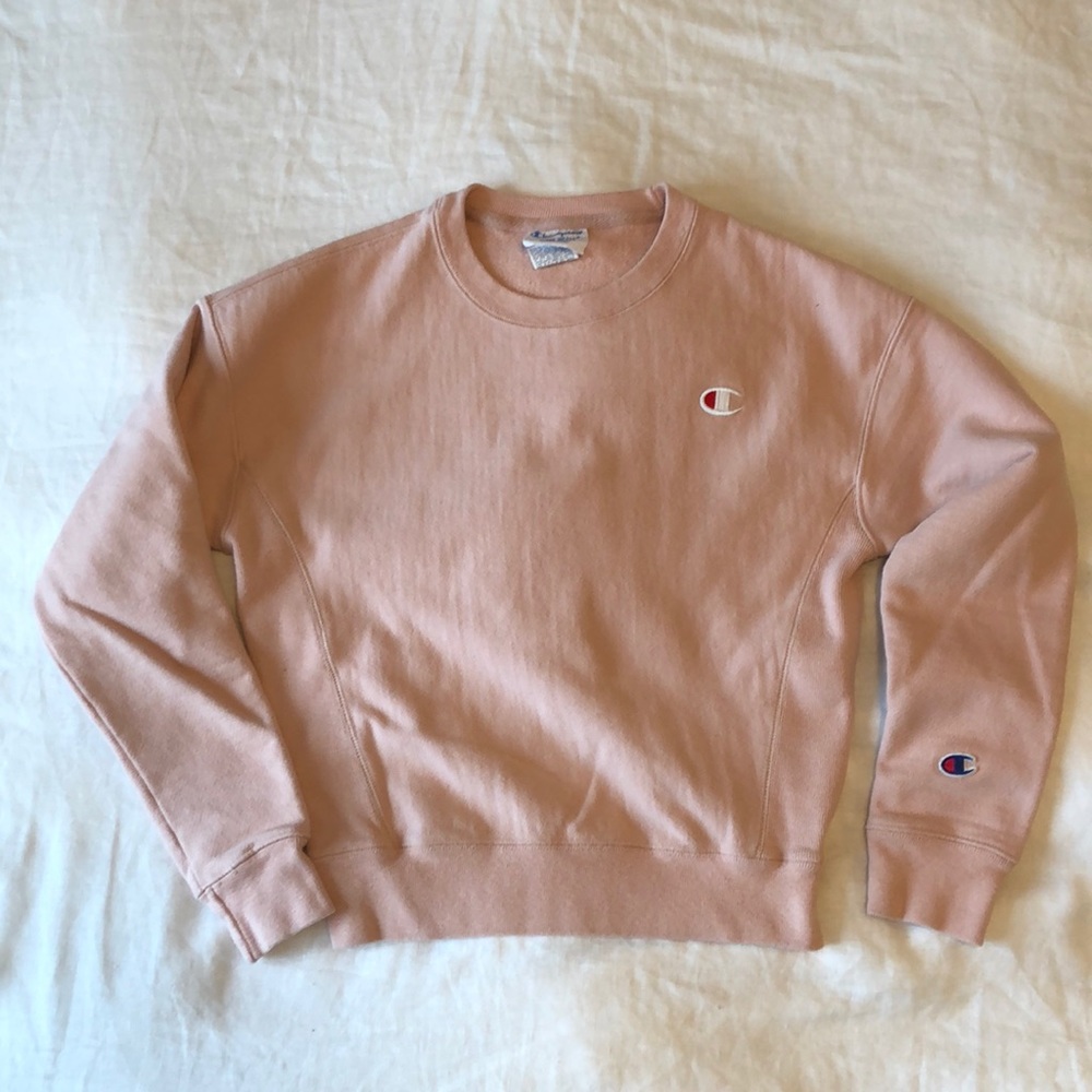 Pink Champion Crewneck Sweatshirt